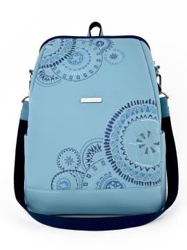 Фото товара: рюкзак для ноутбука 13,6'' та косметичка n25080 блакитний. Фото - 2.